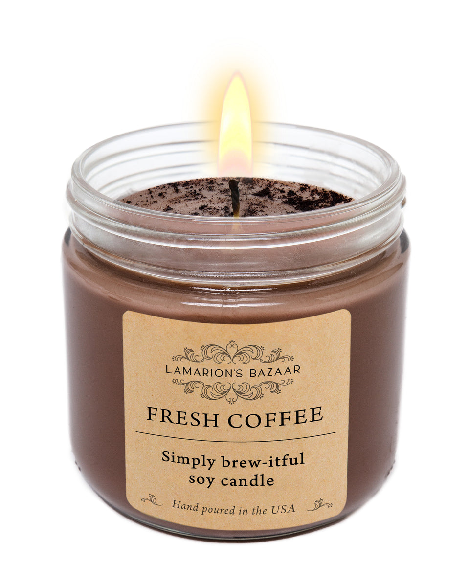 Coffee Candle, Soy Coffee Scented Candle