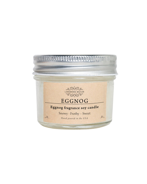Holiday Eggnog soy candle, 4 oz