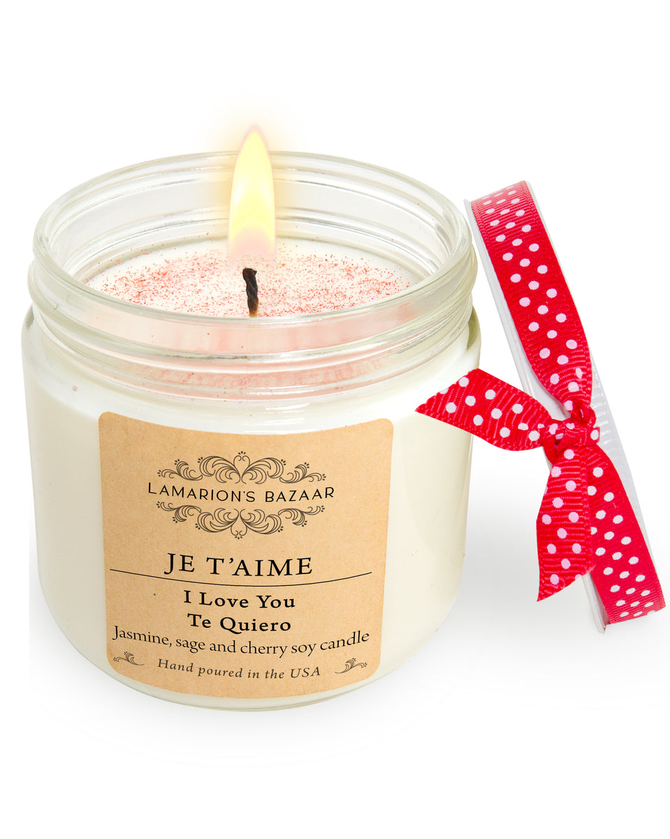 Love tea light soy candles