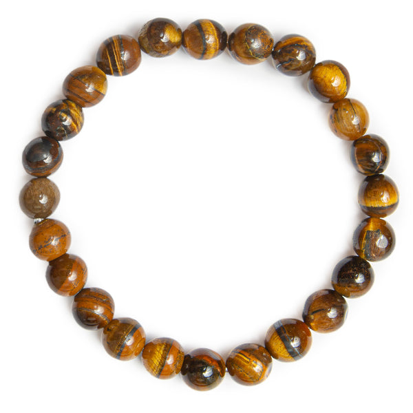 Tiger Eye Stretch Bracelet - The stone of Courage and Power