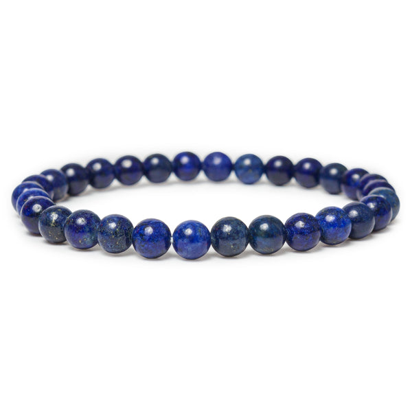Lapis Lazuli Stretch Bracelet for Men and Woman - The stone of Truth and Loyalty